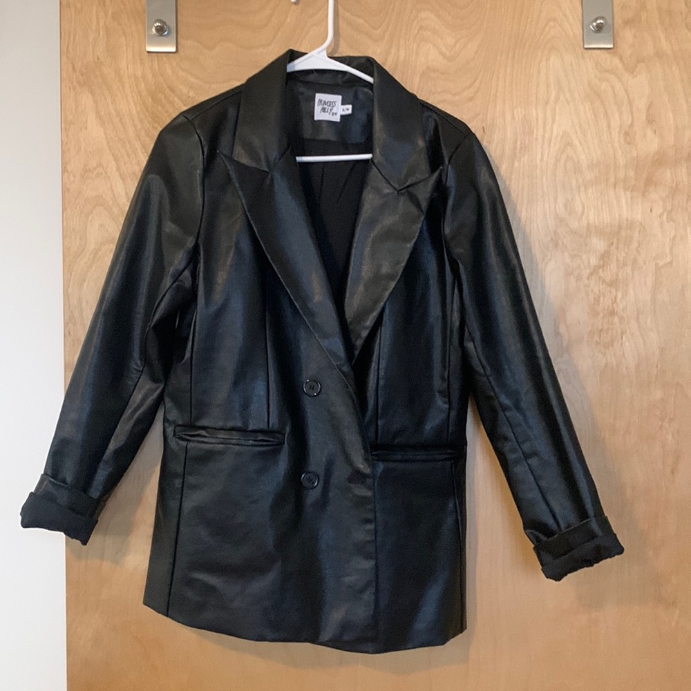 PRINCESS POLLY BLACK BLAZER JACKET SIZE S/M